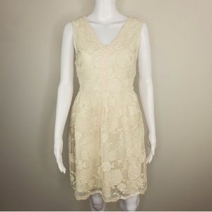Altar’d State Ivory Lace Dress